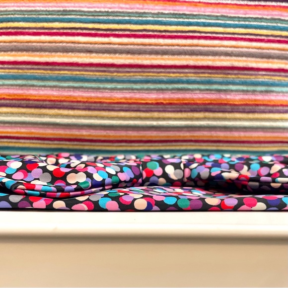 Kate Spade On Purpose Dance Party Dot Large Nylon Wristlet Clutch w Bow Rare - Picture 14 of 16